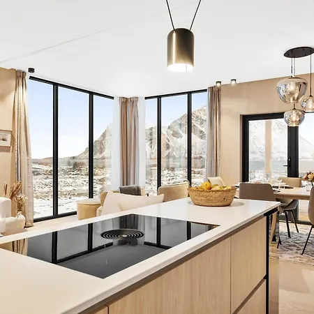 Panoramautsikten Lofoten With Jacuzzi Kleppstad