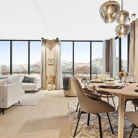 Vila Panoramautsikten Lofoten With Jacuzzi Kleppstad